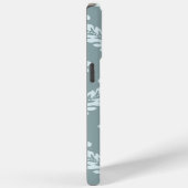 Rococo Damask Art I Duck Egg Blue+Teal Case-Mate iPhoneケース (裏面 / 右)