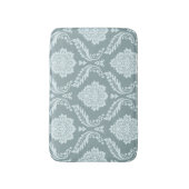 Rococo Damask Lg Pattern Duck Egg Blue+Teal バスマット (正面縦)