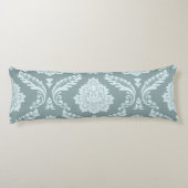 Rococo Damask Lg Pattern Duck Egg Blue+Teal ボディピロー (裏面)