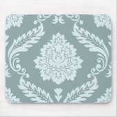 Rococo Damask Lg Pattern Duck Egg Blue+Teal マウスパッド (正面)