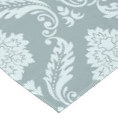 Rococo Damask Pattern Duck Egg Blue+Teal テーブルクロス (アングル)