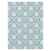 Rococo Damask Pattern Duck Egg Blue+Teal テーブルクロス (正面)