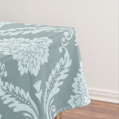 Rococo Damask Pattern Duck Egg Blue+Teal テーブルクロス (インサイチュ)