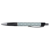 Rococo Damask Pattern Duck Egg Blue+Teal ボールペン (底)