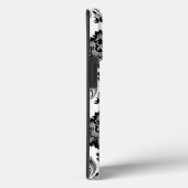 Rococo Damask Pattern Grey Black White Case-Mate iPhoneケース (裏面 / 右)