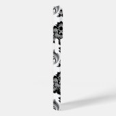 Rococo Damask Pattern Grey Black White Case-Mate iPhoneケース (裏面 / 右)