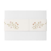 Rococo Floral Antique Frame Wedding 招待状ベリーバンド (裏面例)