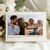 Rococo Floral Antique Frame Wedding Photo  ゲストブック