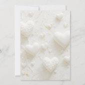 Rococo Floral Tea Galentine Brunch Soft Pastels 招待状 (裏面)