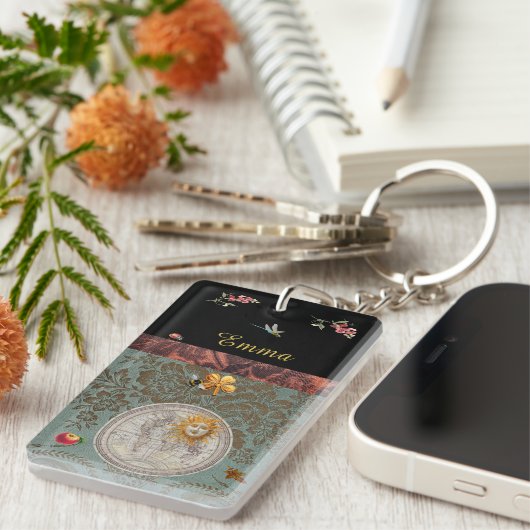 Rococo Garden Acrylic Keychain キーホルダー (正面右)