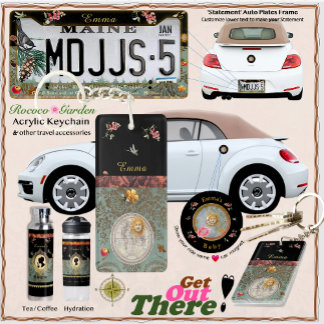 Rococo Garden Acrylic Keychain キーホルダー