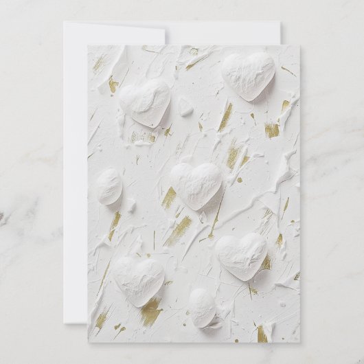 Rococo Garden Window Galentine Brunch Soft Florals 招待状 (裏面)