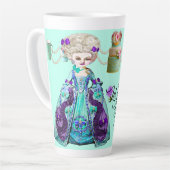 Rococo Marie Antoinette彼らにコーヒーを飲ませる カフェラテマグ (左アングル)