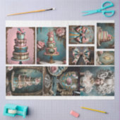 Rococo Parisian Masterboard – フランス – ケーキ 薄葉紙 (クラフト)