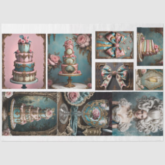 Rococo Parisian Masterboard – フランス – ケーキ 薄葉紙