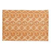 Rococo Revival Damask Nature Pattern 枕カバー (裏面)