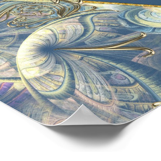 Rococo Rich with Gold Relief & Masks ポスター (角)