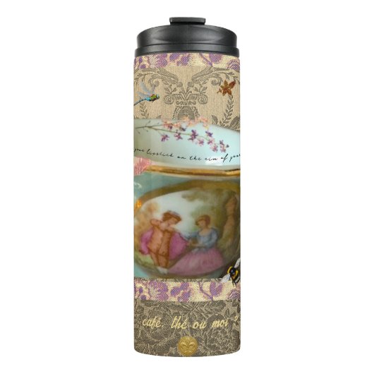 Rococo Romantic Gift Thermal Tumbler タンブラー (正面)