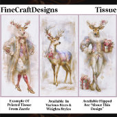 Rococo Rudolf & Festive Reindeer EQ3L Decoupage 薄葉紙