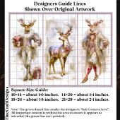 Rococo Rudolf & Festive Reindeer EQ3R Decoupage 薄葉紙