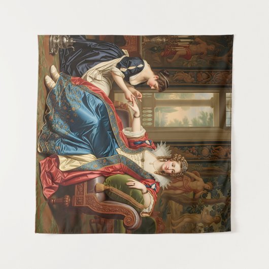 Rococo Secrets: Regal Beauty in a Palace Setting ( タペストリー (正面(横))