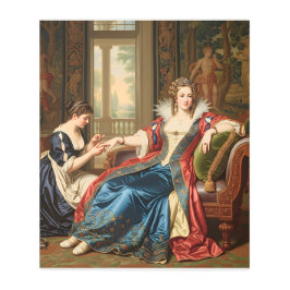 Rococo Secrets: Regal Beauty in a Palace Setting ( メタルプリント