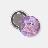 Rococo valentine fantasy art by Renee Lavoie マグネット (正面/裏面)