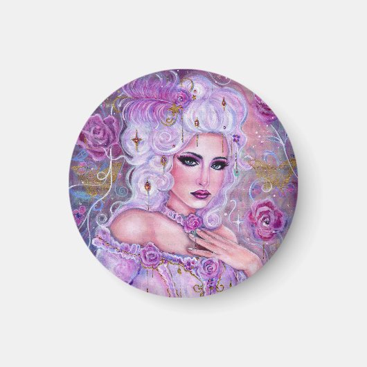 Rococo valentine fantasy art by Renee Lavoie マグネット (正面)