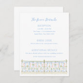 Rococo Wedding Details エンクロージャーカード (正面/裏面)