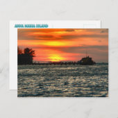 Rod and Reel Pier at Sunset ポストカード (正面/裏面)