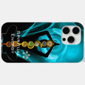 ROD ASCLEPIUS,7チャクラヨガロータスポーズブルー Case-Mate iPhoneケース (裏面 (横))