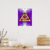 ROD OF ASCLEPIUS DENTIST DENTISTRY SYMBOL ポスター (キッチン)