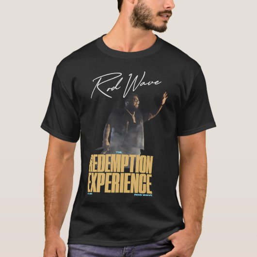 Rod Wave The Redemption Experience Tour 2025 2026 Tシャツ (正面)