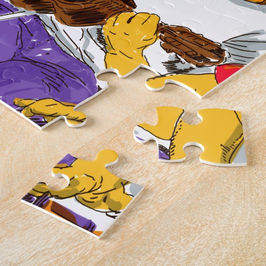 Roda de Samba - Rio de Janeiro - Brasil ジグソーパズル (側面)