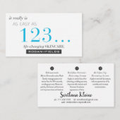 Rodanおよび分野のサンプルカード 名刺 (正面/裏面)