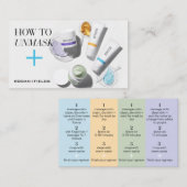 Rodanおよび分野のマスクの指示 名刺 (正面/裏面)