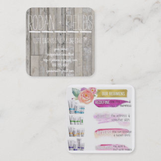 Rodanおよび分野の名刺 スクエア名刺