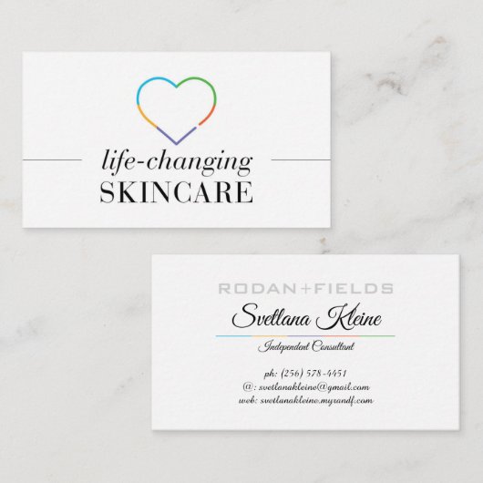 Rodanおよび分野の名刺 名刺 (正面/裏面)