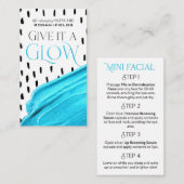 Rodanおよび分野の小型美顔術は、それに白熱カードを与えます 名刺 (正面/裏面)