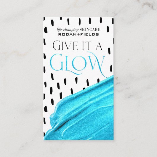 Rodanおよび分野の小型美顔術は、それに白熱カードを与えます 名刺 (正面)