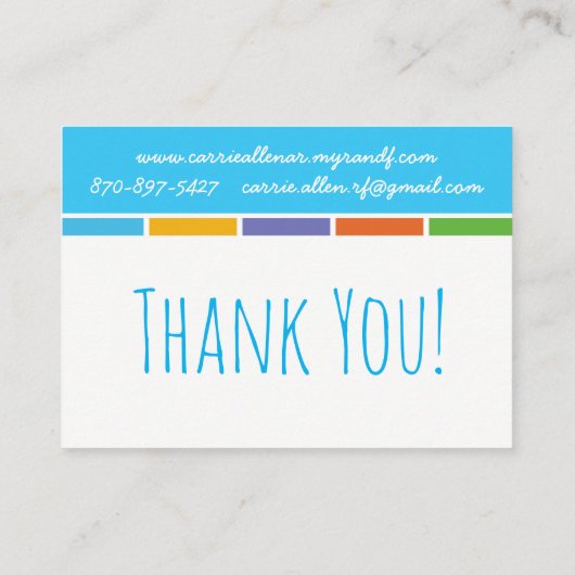 Rodan及び分野の紹介の穿孔器Caard ロイヤリティカード (裏面)