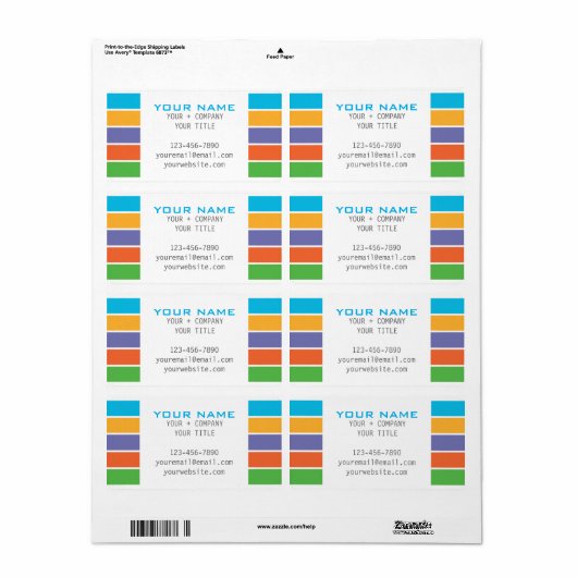 RODAN +フィールドのインスパイアストライプ ラベル (フルシート)