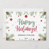 Rodan and Fieldsクリスマスクラッチオフカード シーズンカード (裏面)