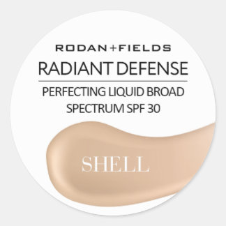 Rodan and Fields Radiant Defenseのステッカー |シェル ラウンドシール