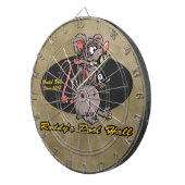 Roddyのラットの漫画のラットのフィンクのビリヤードのビリヤード場 ダーツボード (正面右)