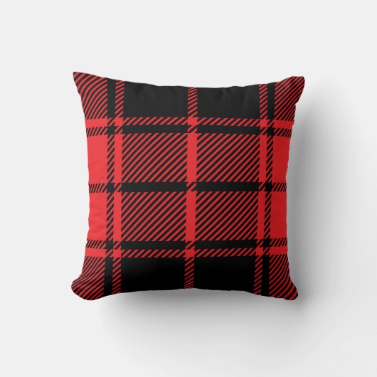 Rode houthakker stijl, Lumberjack stijl. Bluffalo. クッション (正面)
