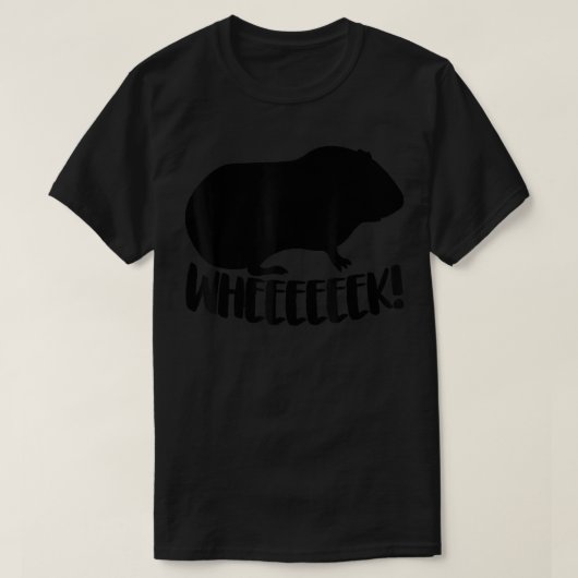 Rodent Cavies Cavy Lovers Guinea Pig Owners Wheee Tシャツ (デザイン正面)
