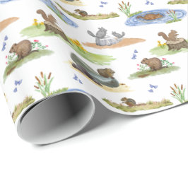 Rodent Toile Wrapping Paper (Original Colors)  ラッピングペーパー
