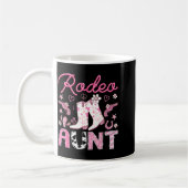 Rodeo Aunt Nk Cowgirl Western Coquette Birthday Gi コーヒーマグカップ (左)
