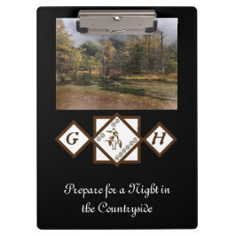 Rodeo Bull RiderとLonghorn Monogramの写真 クリップボード